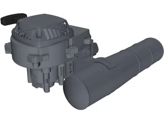 Zenoah 270 RC 3D Model preview