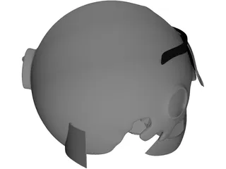 Helmet 3D Model preview