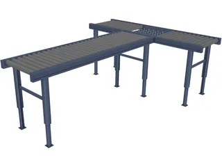 Conveyor Belt 3D Model preview