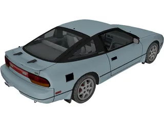 Nissan 240SX 3D Model preview