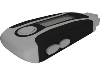 MP3 Player 3D Model preview