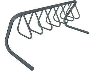 Bike Rack 3D Model preview
