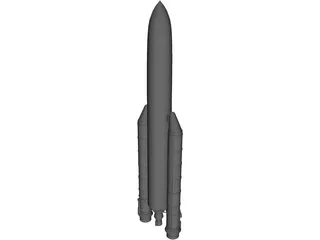 Ariane 5 3D Model preview