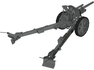 Light Field Howitzer 3D Model preview