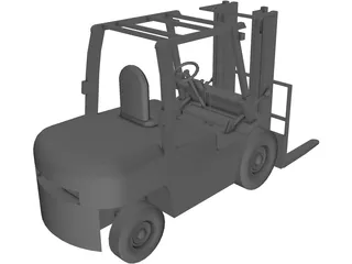 Forklift 54in 3D Model preview
