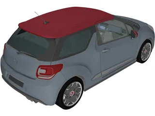 Citroen DS3 Sport (2011) 3D Model preview