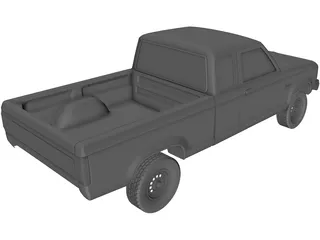Ford Ranger LTX (1998) 3D Model preview