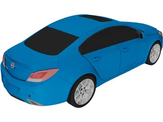 Opel Insignia OPC 3D Model preview
