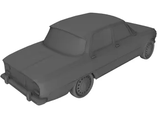 Alfa Romeo Giulia (1970) 3D Model preview