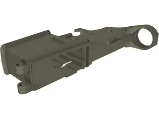 AR-15 Lower Receiver 3D Model preview