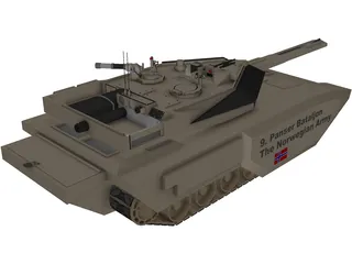 Future Tank 3D Model preview