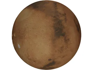 Planet Mars 3D Model preview