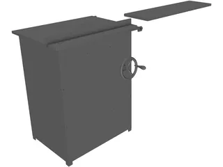 Circular Saw Table 3D Model preview