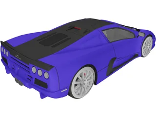 SSC Ultimate Aero 3D Model preview