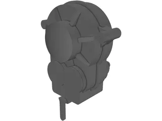 Quaife QBA2R Drivebox 3D Model preview
