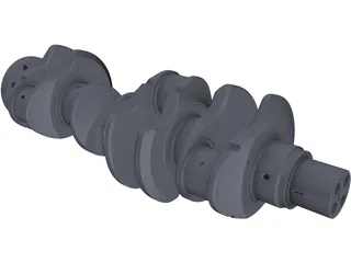 Crankshaft 3D Model preview