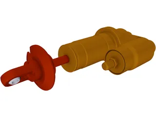 Shock Absorber PA-7800 3D Model preview