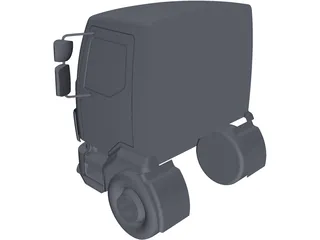 Volvo FL Cabin 3D Model preview