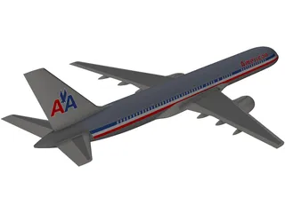 Boeing 737 3D Model preview