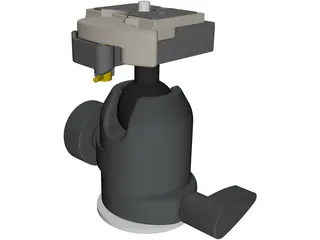Manfrotto 488RC2 Ball Head 3D Model preview