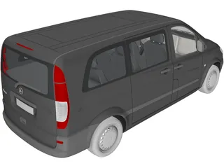 Mercedes-Benz Vito (2005) 3D Model preview