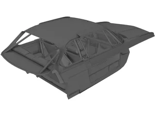 Interior BMW 3.0 CSL (1971) 3D Model preview
