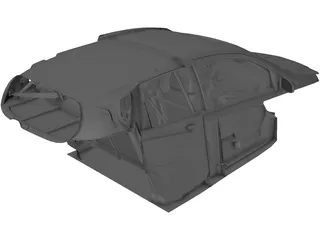 Interior Chevrolet Aveo (2008) 3D Model preview