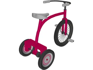 Tricycle 3D Model preview