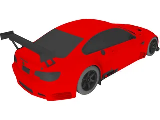 BMW M3 GT2 3D Model preview