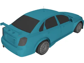 Chevrolet Lacetti WTCC 3D Model preview