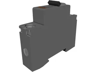 Merlin Gerin C16-1P 24403 3D Model preview