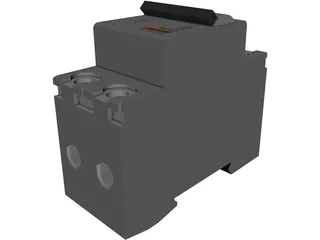 Merlin Gerin C40-2P 24341 3D Model preview