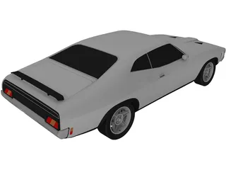 Ford Falcon XA GT 3D Model preview