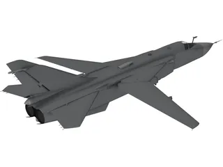 Sukhoi Su-24M Fencer 3D Model preview