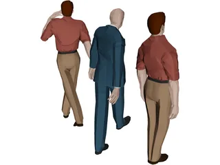 People Collection 3D Model preview