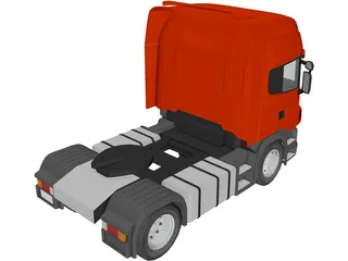 Scania P380 3D Model preview