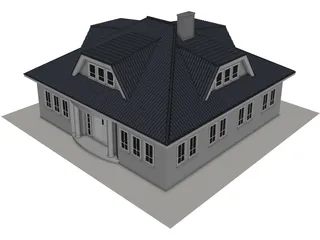 House Amsterdam Holland 3D Model preview