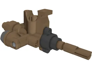 Thermo Couple 3D Model preview
