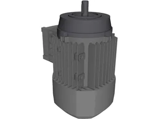 MOTOR GR71 0.33 0.5CV B14 3D Model preview