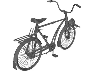 Bike 3D Model preview