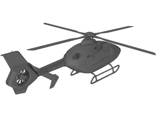Eurocopter EC-135 3D Model preview