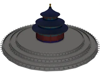 Temple of Heaven 3D Model preview
