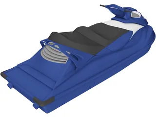 Jet Ski 3D Model preview