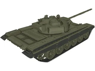 T-72 Ural 3D Model preview