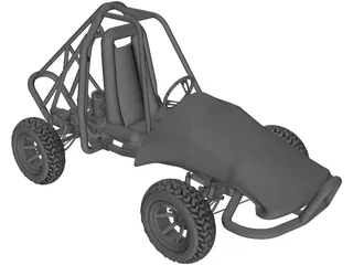 Buggy Dunes 3D Model preview