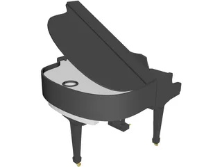 Piano 3D Model preview