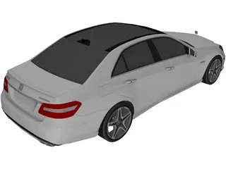 Mercedes-Benz E63 AMG (2011) 3D Model preview