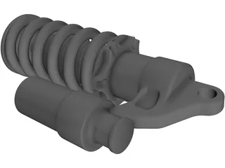 Fox Racing Shox DHX 5 3D Model preview