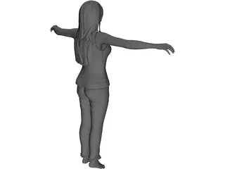 Female 3D Model preview