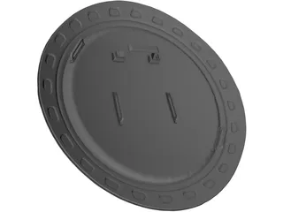 Lion Shield 3D Model preview